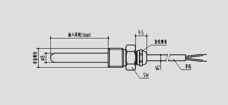2、PCT110溫度傳感器